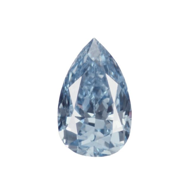 ブルーダイヤモンド0.118ct FANCY VIVID BLUE SI-2(GIAダイヤモンド鑑定書付）