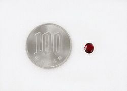 ミャンマー産非加熱ピジョンブラッドルビー0.47ct(GRS宝石鑑別書付)