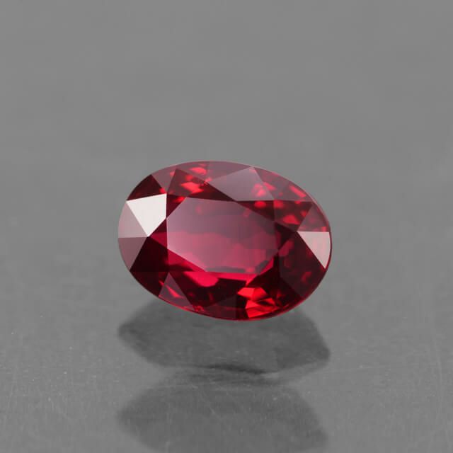 ミャンマー産非加熱ピジョンブラッドルビー0.62ct(GRS宝石鑑別書付)