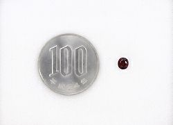 ミャンマー産非加熱ピジョンブラッドルビー0.37ct(GRS宝石鑑別書付)