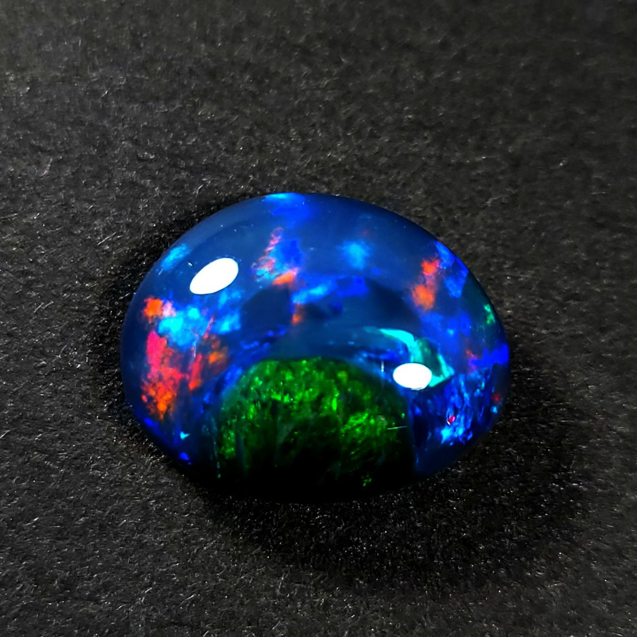 ブラックオパール7.08ct(中央宝石研究所宝石鑑別書付) | ユアエメラルド 