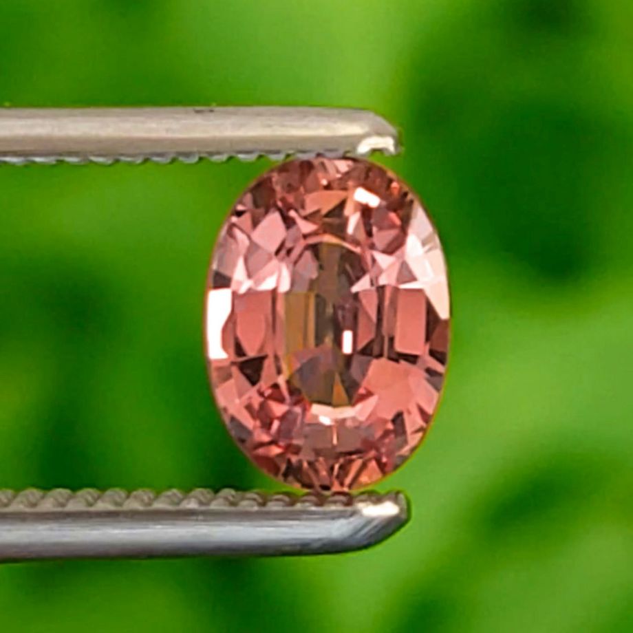 非加熱パパラチャサファイア0.63ct(GIA宝石鑑別書付)