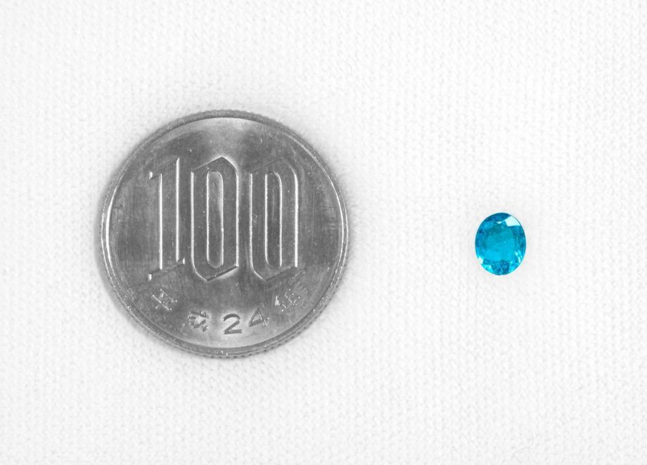 ブラジル産バターリャ鉱山パライバトルマリン0.358ct(中央宝石研究所宝石鑑別書 GRS宝石鑑別書 GIA宝石鑑別書付)