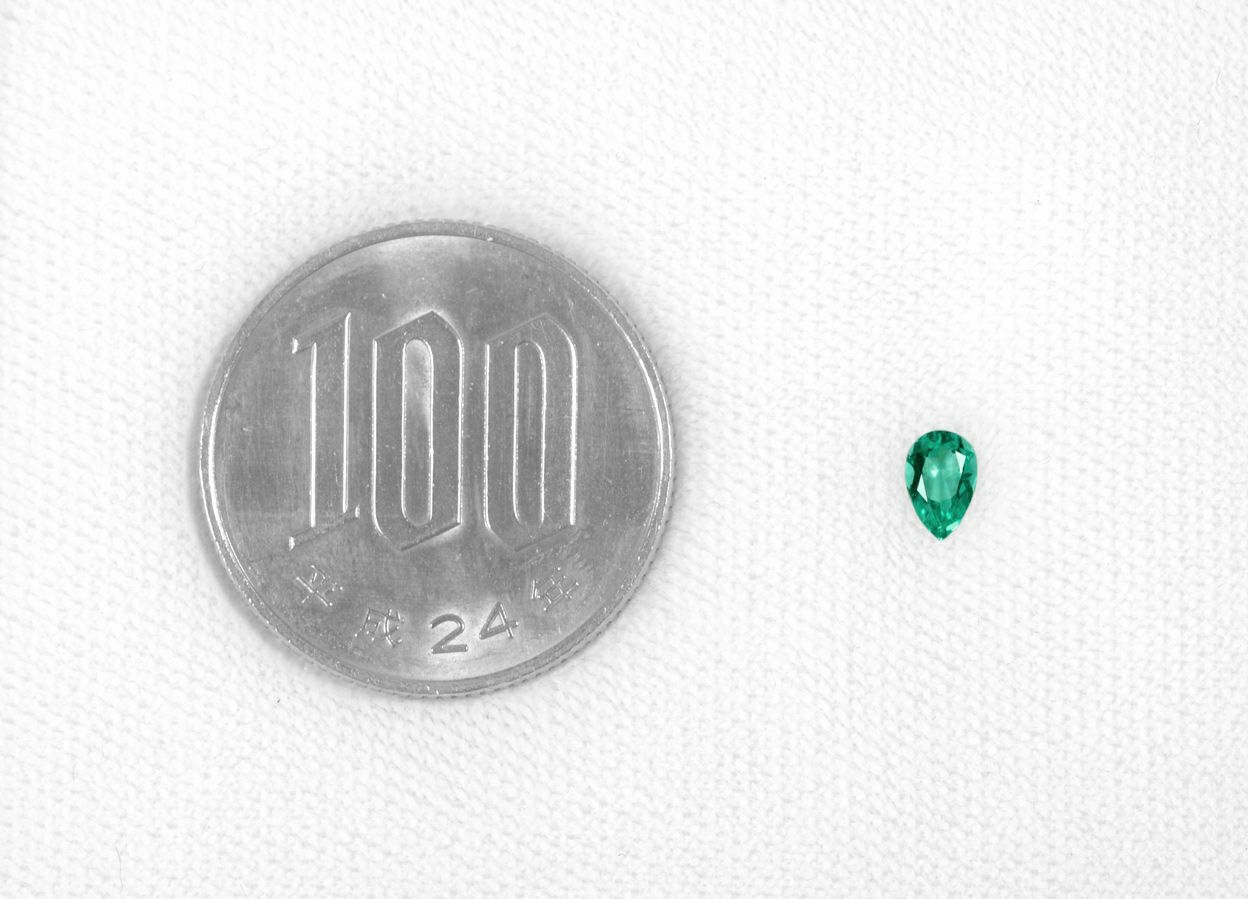コロンビア産無処理エメラルド(ノンオイル)0.24ct(GIA宝石鑑別書付)