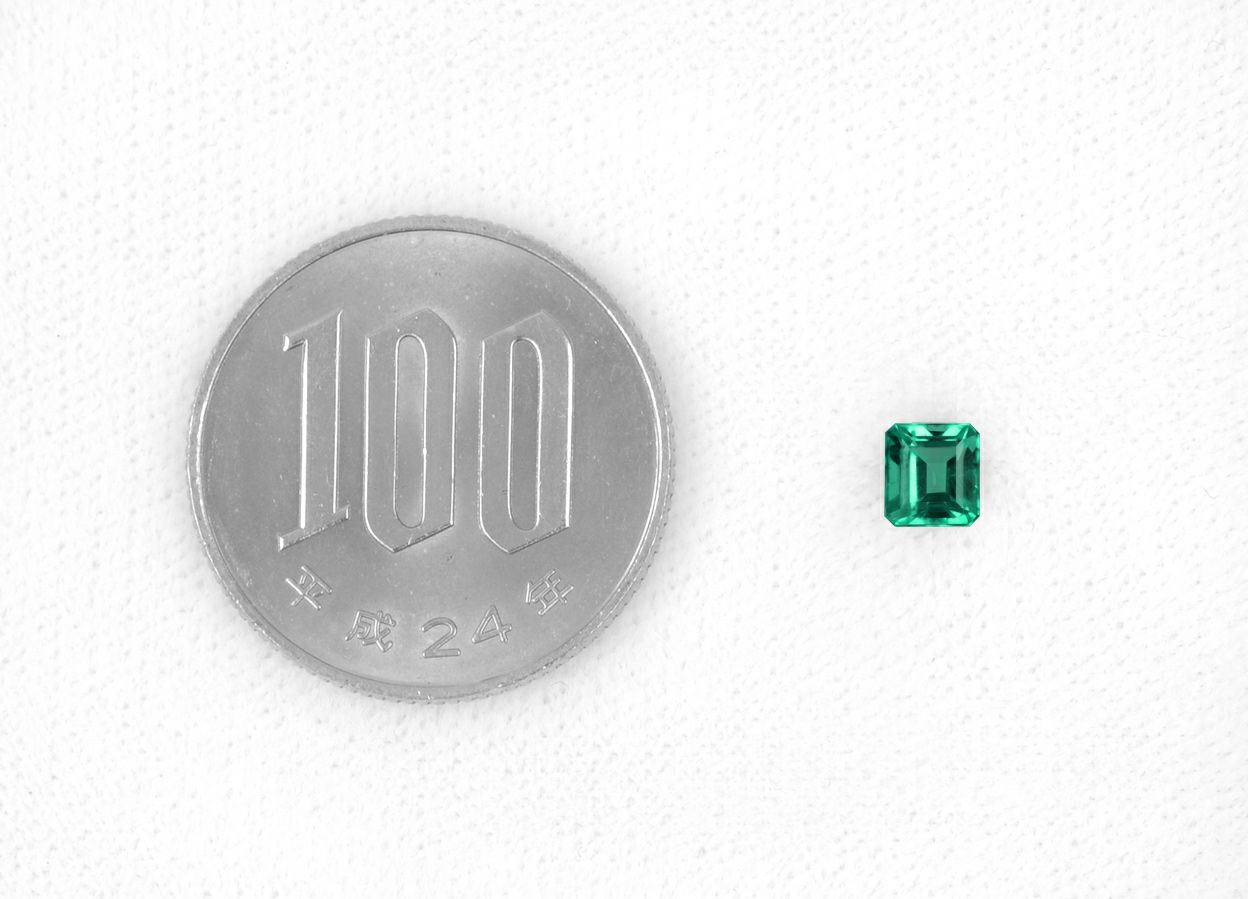  コロンビア産無処理エメラルド(ノンオイル)0.53ct(GIA宝石鑑別書付)