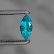 ブラジル産バターリャ鉱山パライバトルマリン0.130ct(中央宝石研究所宝石鑑別書付)