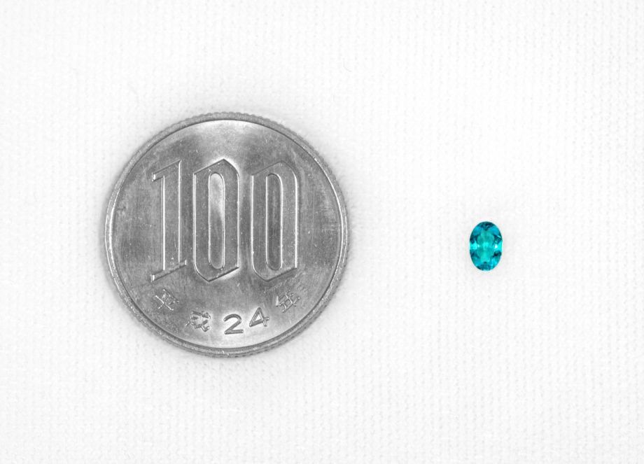 ブラジル産バターリャ鉱山パライバトルマリン0.174ct(中央宝石研究所宝石鑑別書付)