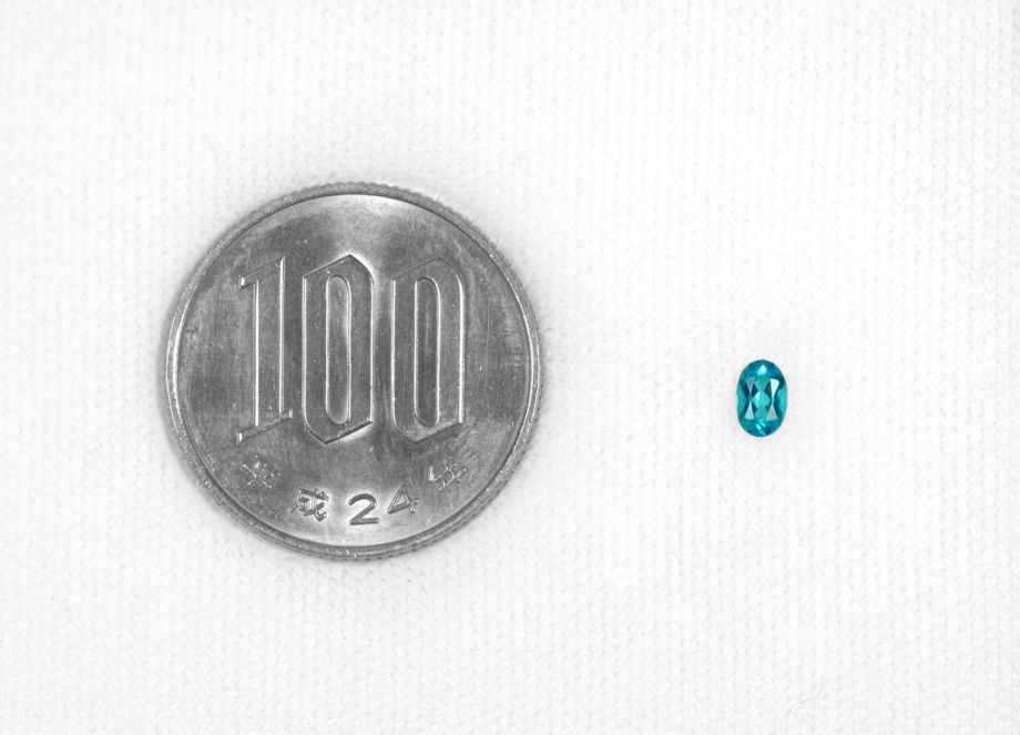  ブラジル産バターリャ鉱山パライバトルマリン0.186ct(中央宝石研究所宝石鑑別書付)