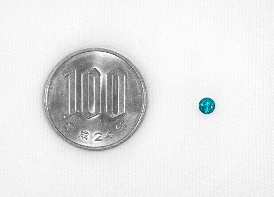 ブラジル産バターリャ鉱山パライバトルマリン0.191ct(中央宝石研究所宝石鑑別書付)