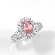 天然サファイア1.00ct ダイヤリング 鑑別書付 サファイア ダイヤモンド リング K18 ホワイトゴールド