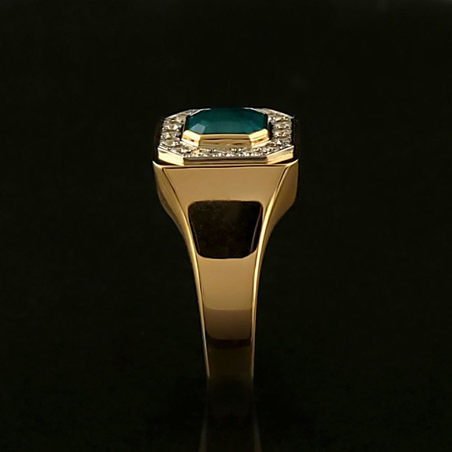 コロンビア産エメラルド1.87ctK18ゴールドリングダイヤ0.43ct付(GIA宝石鑑別書付)【F1】