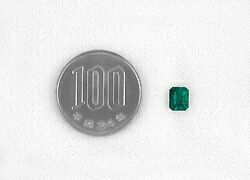 コロンビア産ムゾー鉱山無処理エメラルド(ノンオイル)0.85ct(GRS宝石鑑別書付)