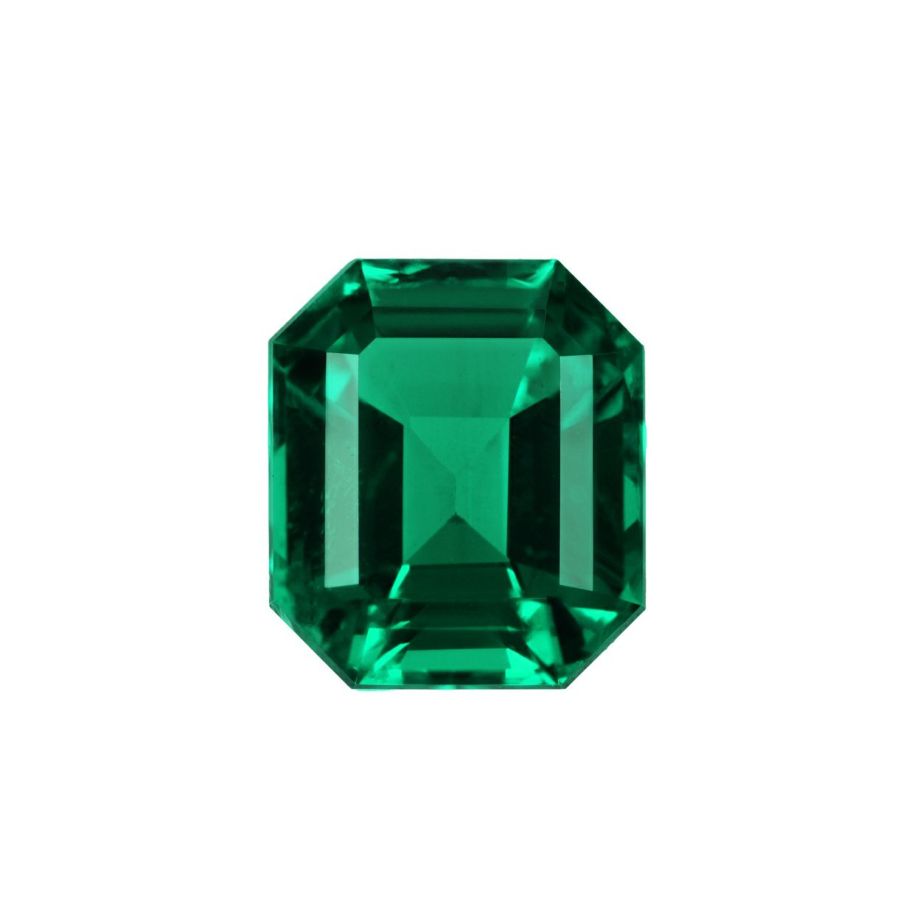 コロンビア産ムゾー鉱山無処理エメラルド(ノンオイル)0.64ct(GUBELIN宝石鑑別書 SSEF宝石鑑別書付)