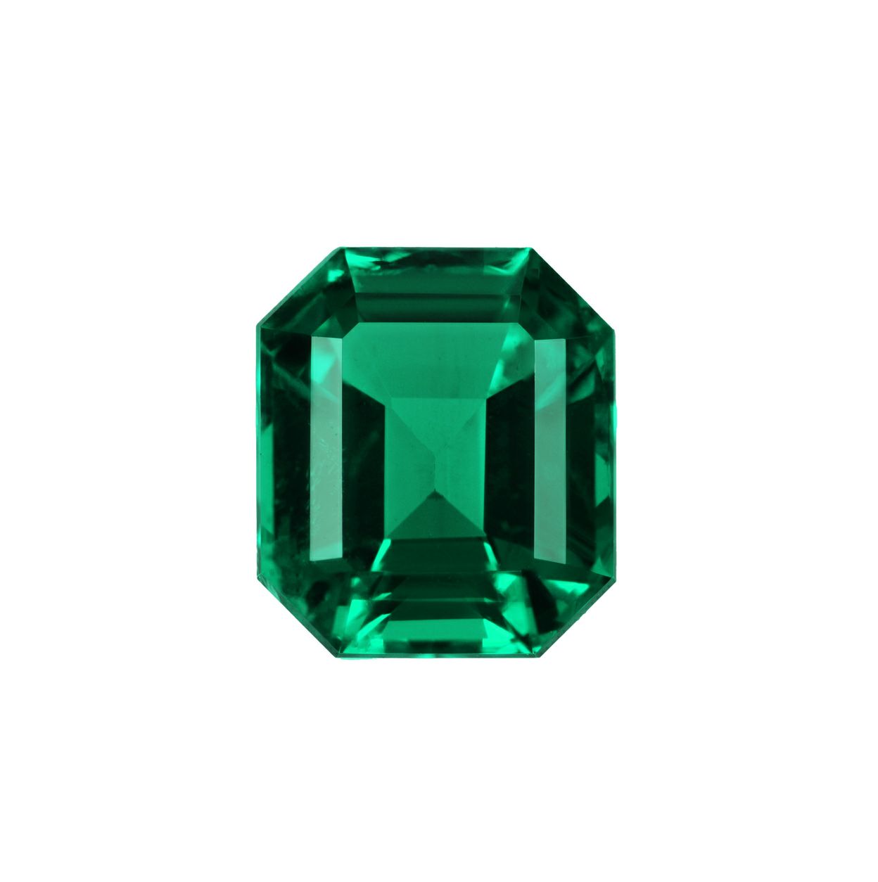 コロンビア産ムゾー鉱山無処理エメラルド(ノンオイル)0.64ct(SSEF宝石鑑別書 GUBELIN宝石鑑別書付)