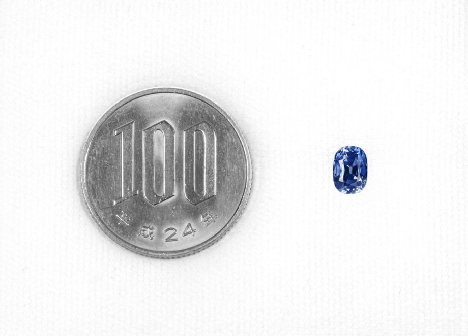 非加熱カシミールサファイア1.14ct(GUBELIN宝石鑑別書 GIA宝石鑑別書付)