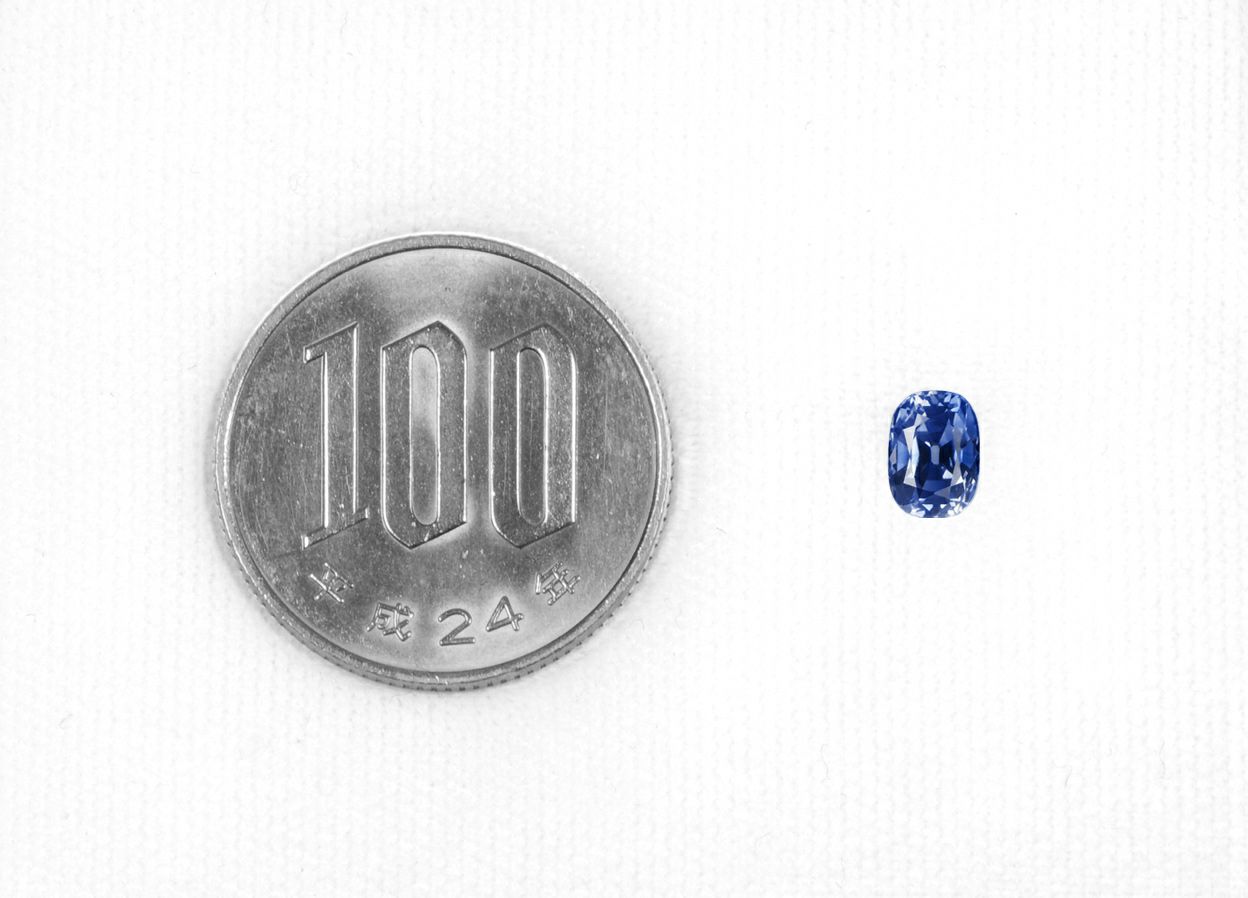 非加熱カシミールサファイア1.14ct(GUBELIN宝石鑑別書 GIA宝石鑑別書付)
