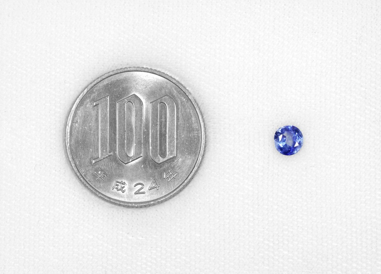 非加熱カシミールサファイア0.54ct(GRS宝石鑑別書 GIA宝石鑑別書付)